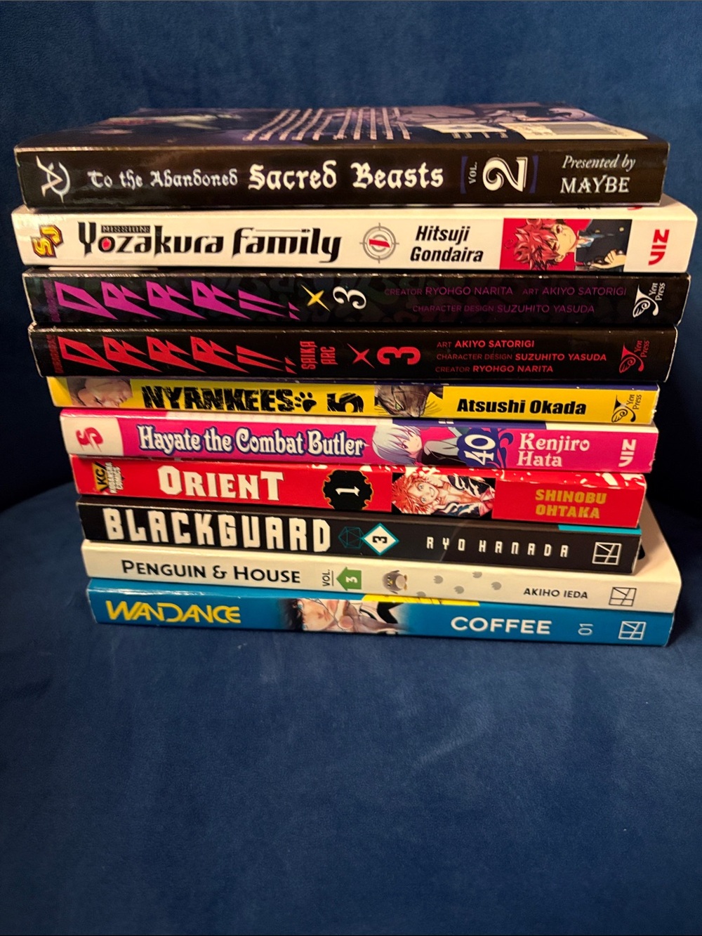 10 New Japanese Comic /Anime Graphic Novels Variety Magna